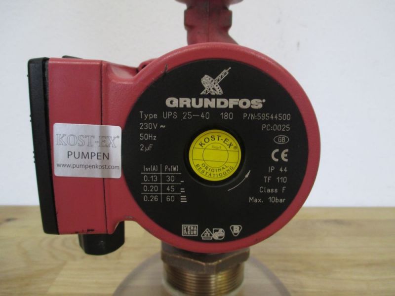 Grundfos UPS 25-60  Heizungspumpe 180 mm  Umwälzpumpe 230 Volt  NEU P78/22 