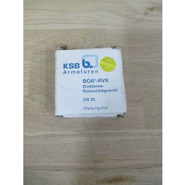 KSB BOA RVK Einklemm Rückschlagventil DN 25 Ventil Edelstahl Pumpenkost S13/345