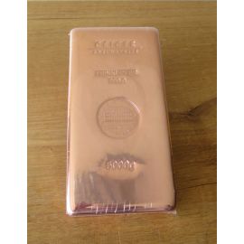 Kupfer Barren 5kg CU Fein Copper ingot Neu Geiger LEV 999,9 Feingehalt €30,90/kg