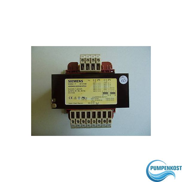 SIEMENS SIDAC-T 9112166  pri 208 - 440 V Trafo ELF STUFEN sec 230 115 V  T9/123