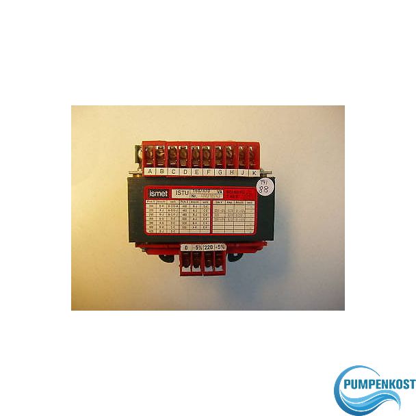 Trafo pri 200 V - 400 V - 550 V sek 220 V +/- 5% 160 VA T9/88