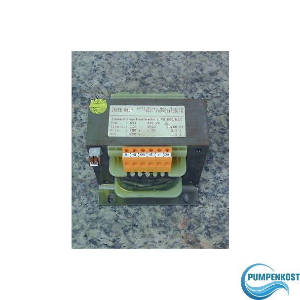 Trafo JACKE 380 400 420 V sek 230 V 320 VA   T10/181