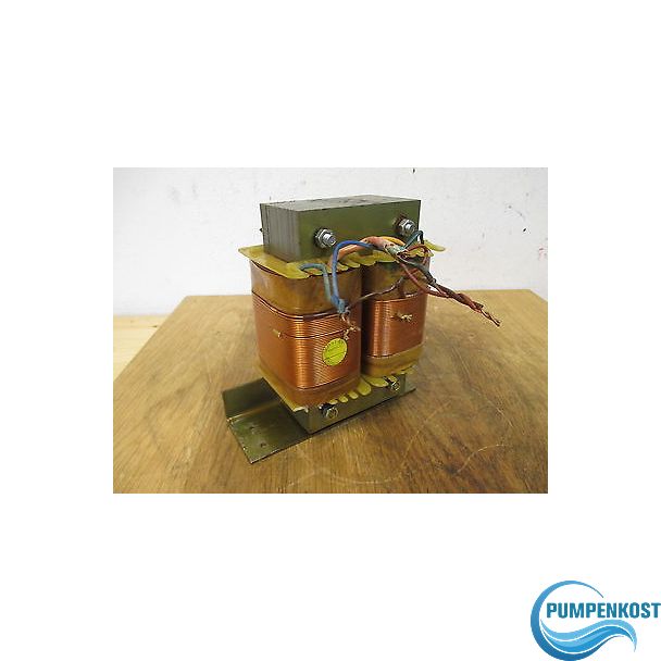 Transformator  pri. 220 V  sec. 110 V  Zweikammertrafo  Transformer T9/1070