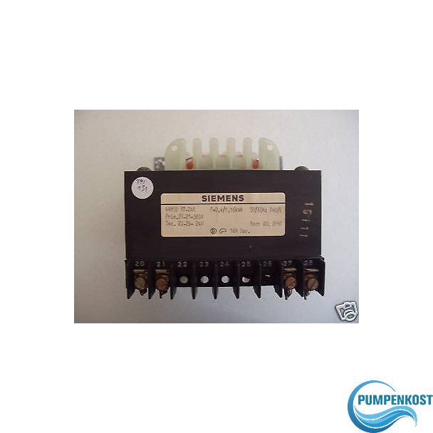 SIEMENS 4AM52 57-2AA Trafo Transformator  pri 380 V sec 24 V  400 VA   T9/131