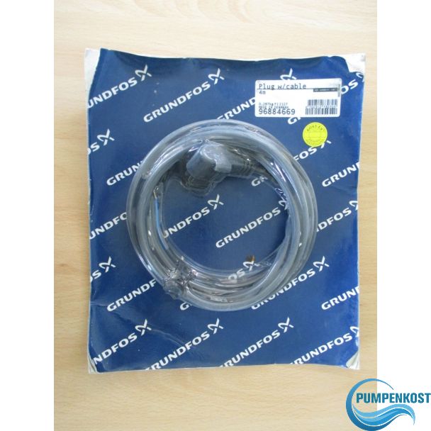 Grundfos Winkel Stecker 96884669 Pumpe Magna Alpha + mit Anschlusskabel  A24/12