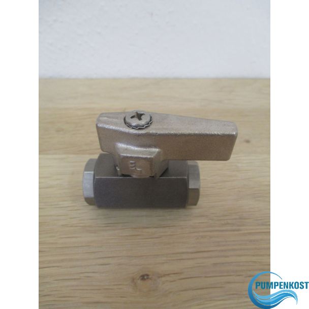 Legris Kugelhahn Edelstahl Innengewinde 3/8 Zoll DN 8 Ventil K17/231 