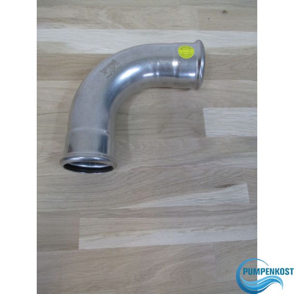 Inox Edelstahl Bogen 90° Grad 54 mm Press Fitting K17/34 