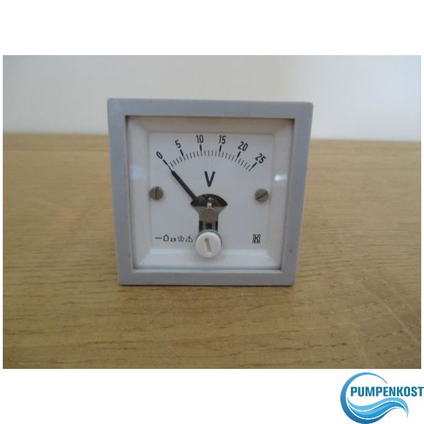 Spannungsmesser 25 V DC TGL 19472 Voltmeter Einbaumessgerät K17/477