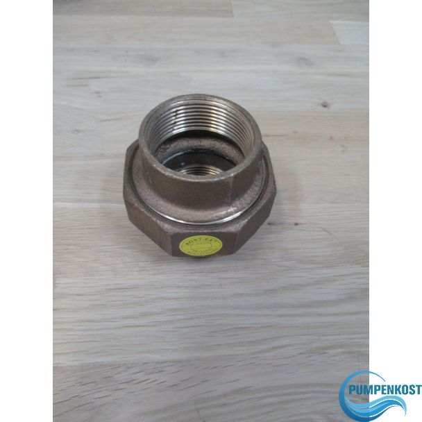 Verschraubung Rotguss 1 1/2 Zoll Fitting konisch Sechskant Verschraubung K17/72