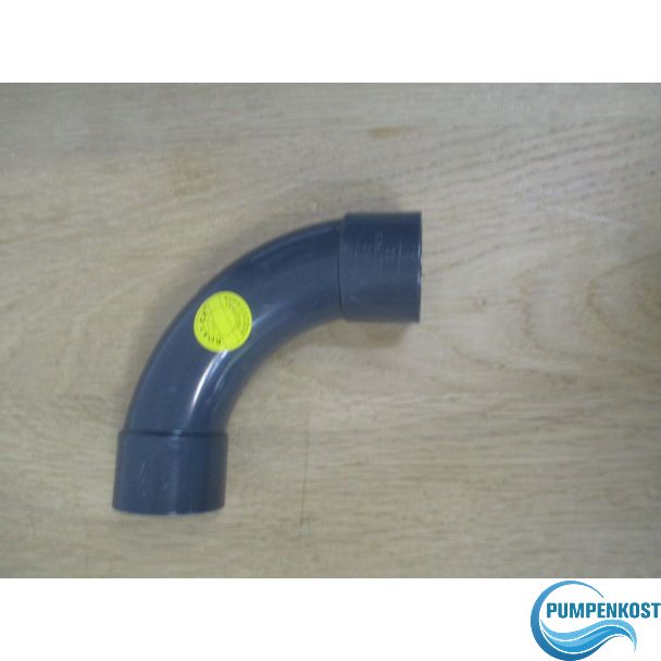 PVC Bogen Durchmesser 32 mm 90° Grad S 6.3 / PN 16 Fitting Klebemuffe K17/795