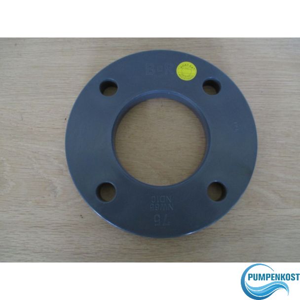 PVC Flansch 75 mm DN 65 Flanschring PUMPENKOST K17/961