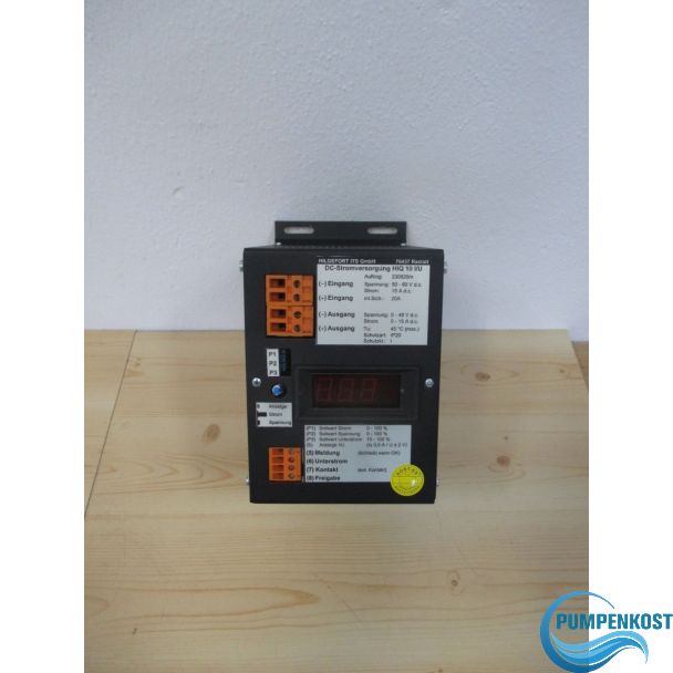 Gleichstrom DC Stromversorgung HIQ l/U pri 50-60 V DC sek 0-48 V DC K18/435