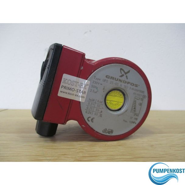 Grundfos UPS 25-60 N Ersatzmotor Brauchwasser- Trinkwasserpumpe Motor P14/274