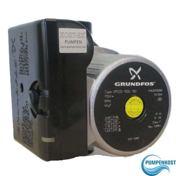 Grundfos UPS  32 - 150 U 180 mm 1 x 115 V Heating Pump P16/188