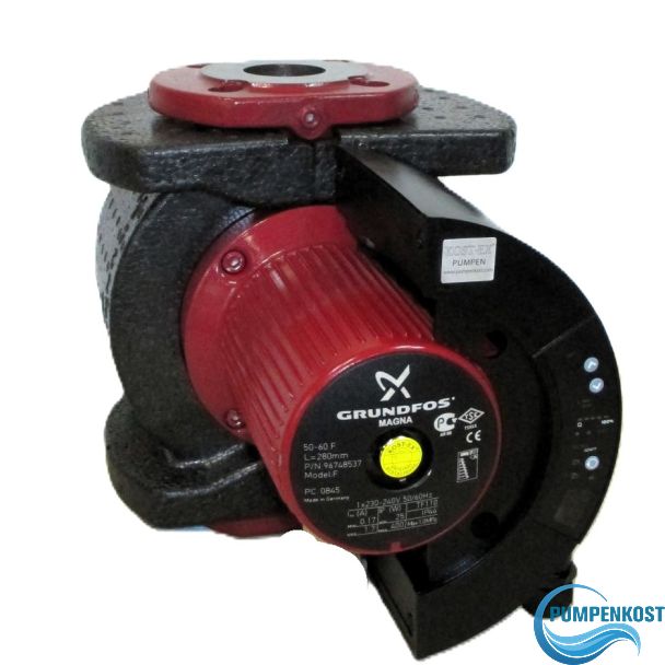 Grundfos Magna 50 - 60 F Stromsparpumpe 1 x 230 V Umwälzpumpe P16/307