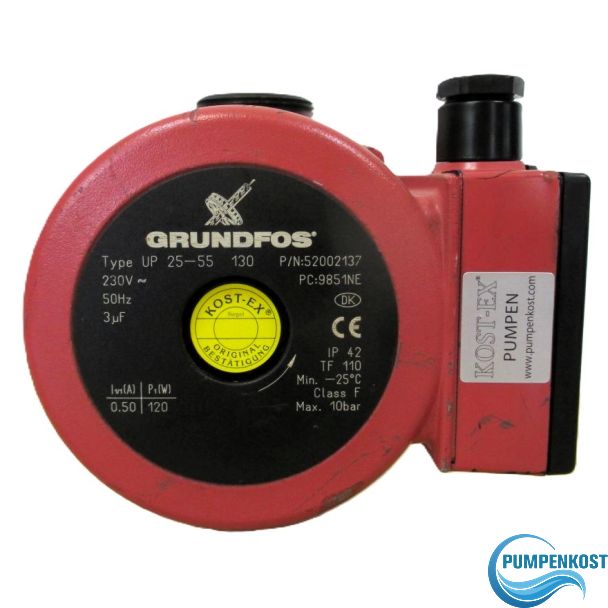 Grundfos UP 25 - 55 130 mm UPS Heizungspumpe 1 x 230 V P20/40