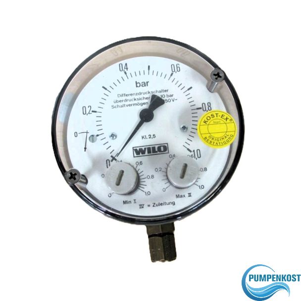 Wilo Differenzdruck - Manometer DDM 10 Druckwächter Druckmesser S10/174