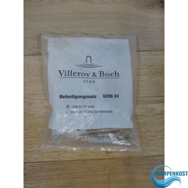 Villory&Boch Befestigungssatz 9208 24 01 weiß Pumpenkost S13/514