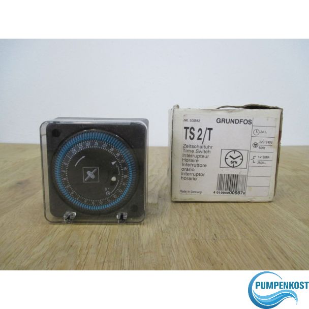 Grundfos Schaltuhr TS2/T Nr: 500582 Time Switch 7 x 24 h KOST-EX S20/5