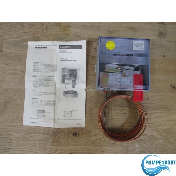 Honeywell T6046A Frostschutz Thermostat Kühlhäuser Kapillar Rohr Fühler S8/37