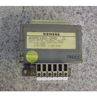 Trafo Siemens 475 500 525 V sec 220 V 250 VA Bestnr.:T10/132