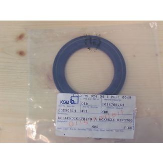 KSB Wellendichtring A 60x85x8 DIN 3760  Art. Nr. 290614 NBR Dichtung S12/51