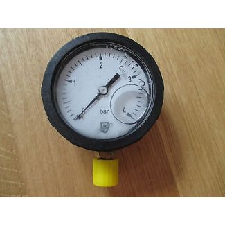 Scheich Druckmanometer 4 bar Druckmesser 60 mm mit Dämpfung Druck KOST-EXS10/168