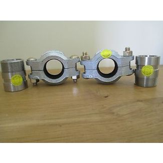  Victaulic für Grundfos CRN  2 xKupplung Clamp  +  2 x Stutze Pipe Edelstahl  42,2   S16/76