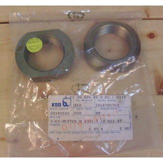 KSB 2 KT - Mutter M 43 X 1.5 LH N 51 ST  Id-Nr. 00180592 S13/76