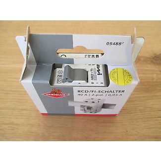 düwi RCD 40A 2 pol IP 40 FI-Schalter 30mA 230 V Fehlerstromschutzschalter T13/21