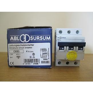 ABL SURSUM Automat Leitungsschutzschalter C6S3 6A 3 polig  S16/97