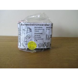 KDK Dornscheidt Aufsteck Stromwandler Nr. 831400   MBS 400 / 5A  5VA S15/180