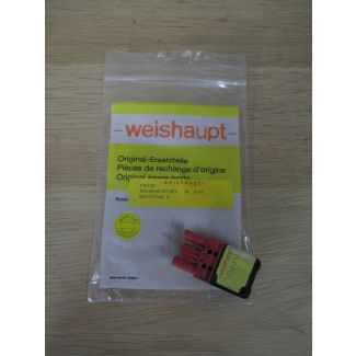 weishaupt 716132 Steckerteil Thermo ST18/3 rot Nr. 3 Ersatzeil K17/1035