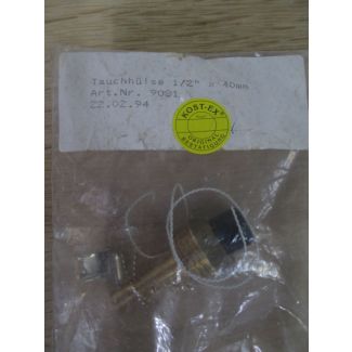 Tauchhülse 1/2 Zoll x 40 mm für Sensoren Nr. 9081 K17/1038