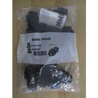 Gebo Kupplung POR 25x20 mm Verschraubung 13062520 Muffe reduziert K18/27