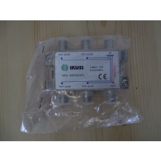 Ikusi 4 Way Tap UDL - 420 (3237) 5-2300 MHz Power Pass K18/38