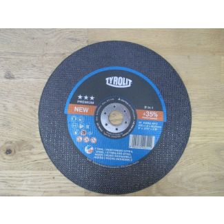 Trennscheibe Tyrolit A46Q Premium 230 x 1,9 x 22,23 mm für Stahl K18/535